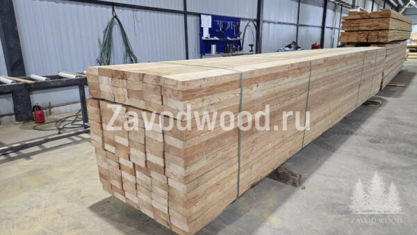 Доска обрезная 50x150x4000 из лиственницы сухая