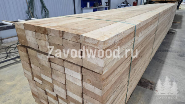 Доска обрезная 50x150x4000 из лиственницы сухая